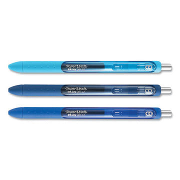 Paper Mate® Inkjoy Gel Pen, Retractable, Medium 0.7 Mm, Blue Ink, Blue Barrel, 3-pack freeshipping - TVN Wholesale